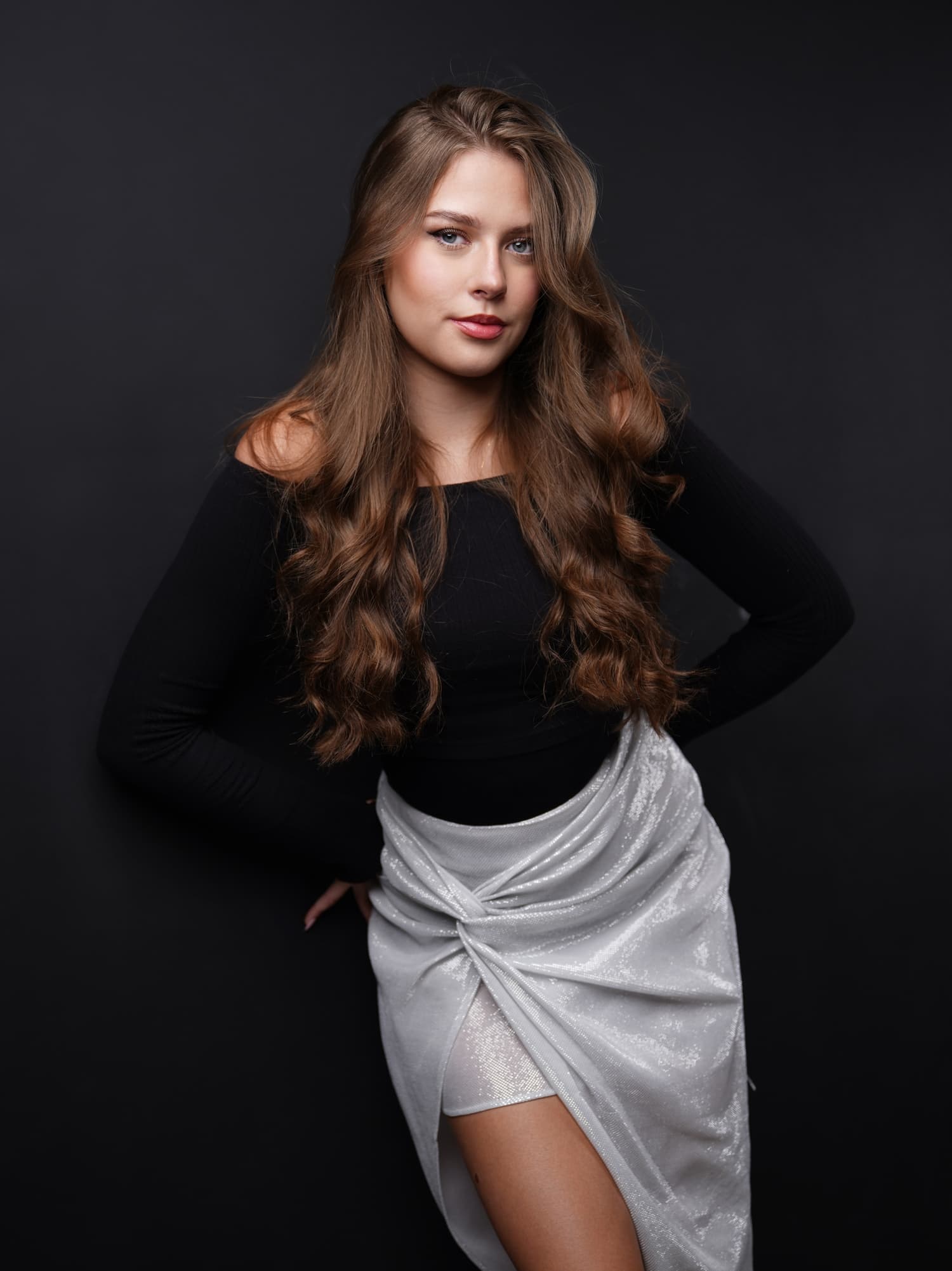 Editorial fashion model portfolio image, Kuwait